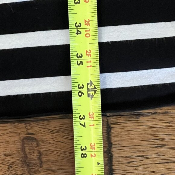 Alfani Sleeveless Knit Dress Plus Size 1X Black White Layered Bandage Stretch - Picture 12 of 15